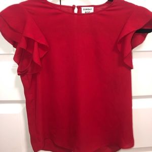 Aritzia sunday best blouse